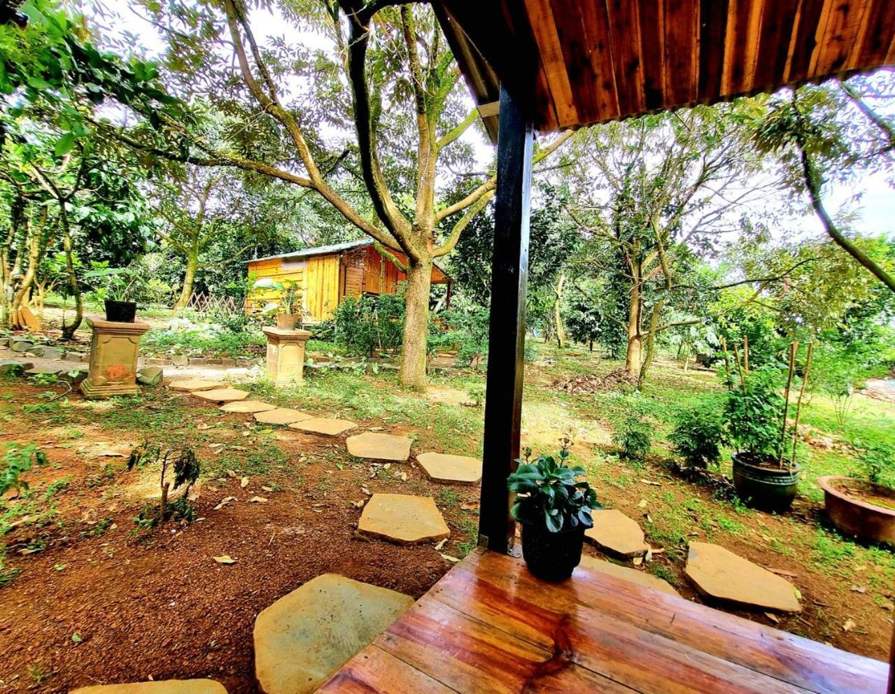 Homestay Vuon Trai Cay Nhiet Doi Vo Uu Garden Bao Loc Exteriör bild
