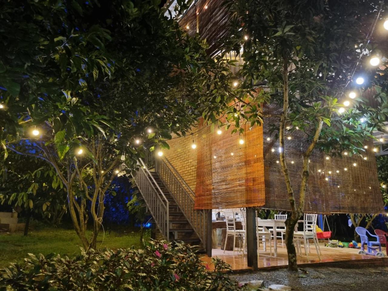Homestay Vuon Trai Cay Nhiet Doi Vo Uu Garden Bao Loc Exteriör bild