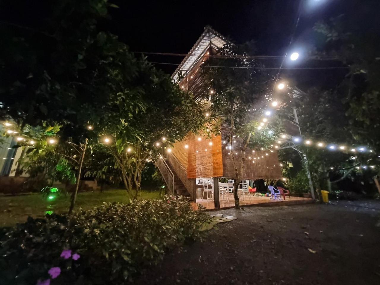 Homestay Vuon Trai Cay Nhiet Doi Vo Uu Garden Bao Loc Exteriör bild